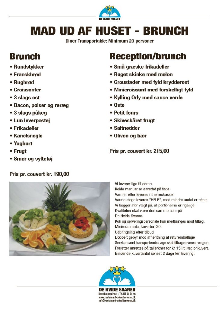 Brunch & Reception ud af huset 2